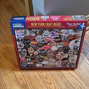 White Mountain New York Craft Beers Puzzle - 1000 Pieces